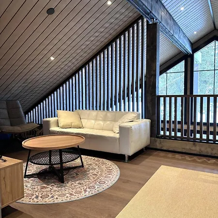 Vila Norvahovi - View, Sauna And Wood Interior *