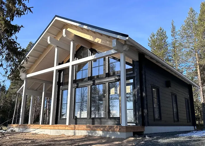 Norvahovi - View, Sauna And Wood Interior 别墅